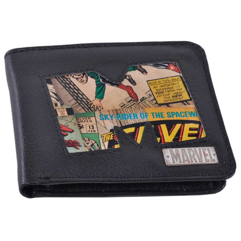 Marvel Comics Retro Marvel Comics Book Covers Bi Fold Wallet
