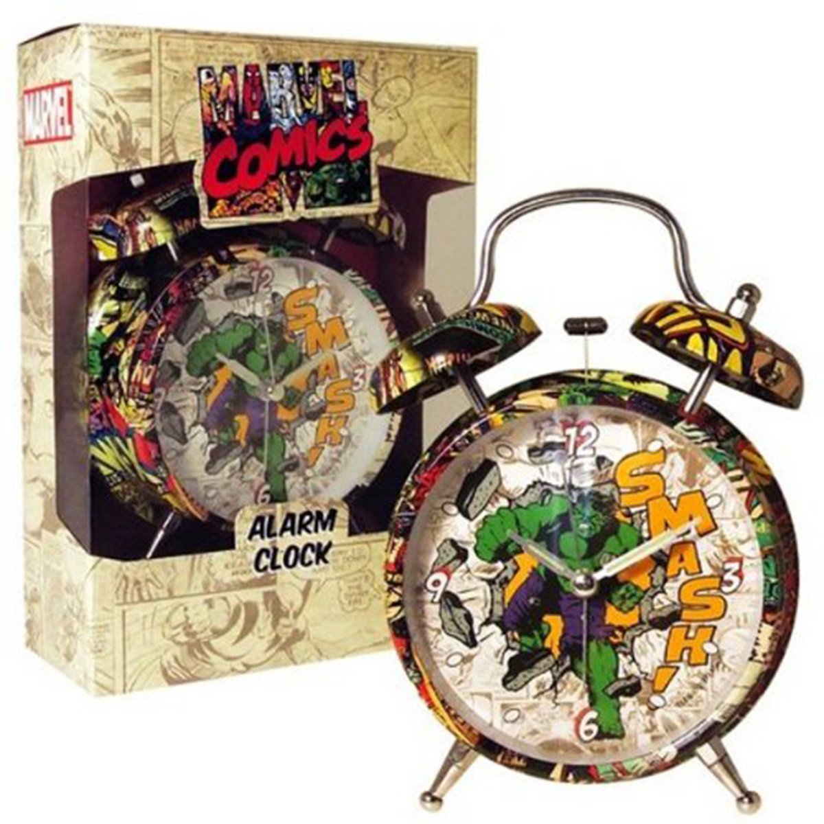 The Hulk Alarm Clock Retro Twin Bell Vintage Clocks – Radar Toys