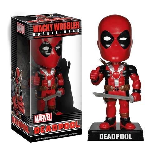 Marvel Wacky Wobbler Deadpool Bobble Head Figure