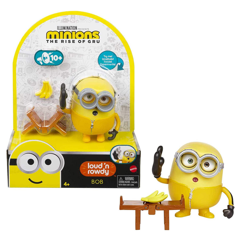 Mattel Minions Loud 'N Rowdy Bob Figure Set - Radar Toys
