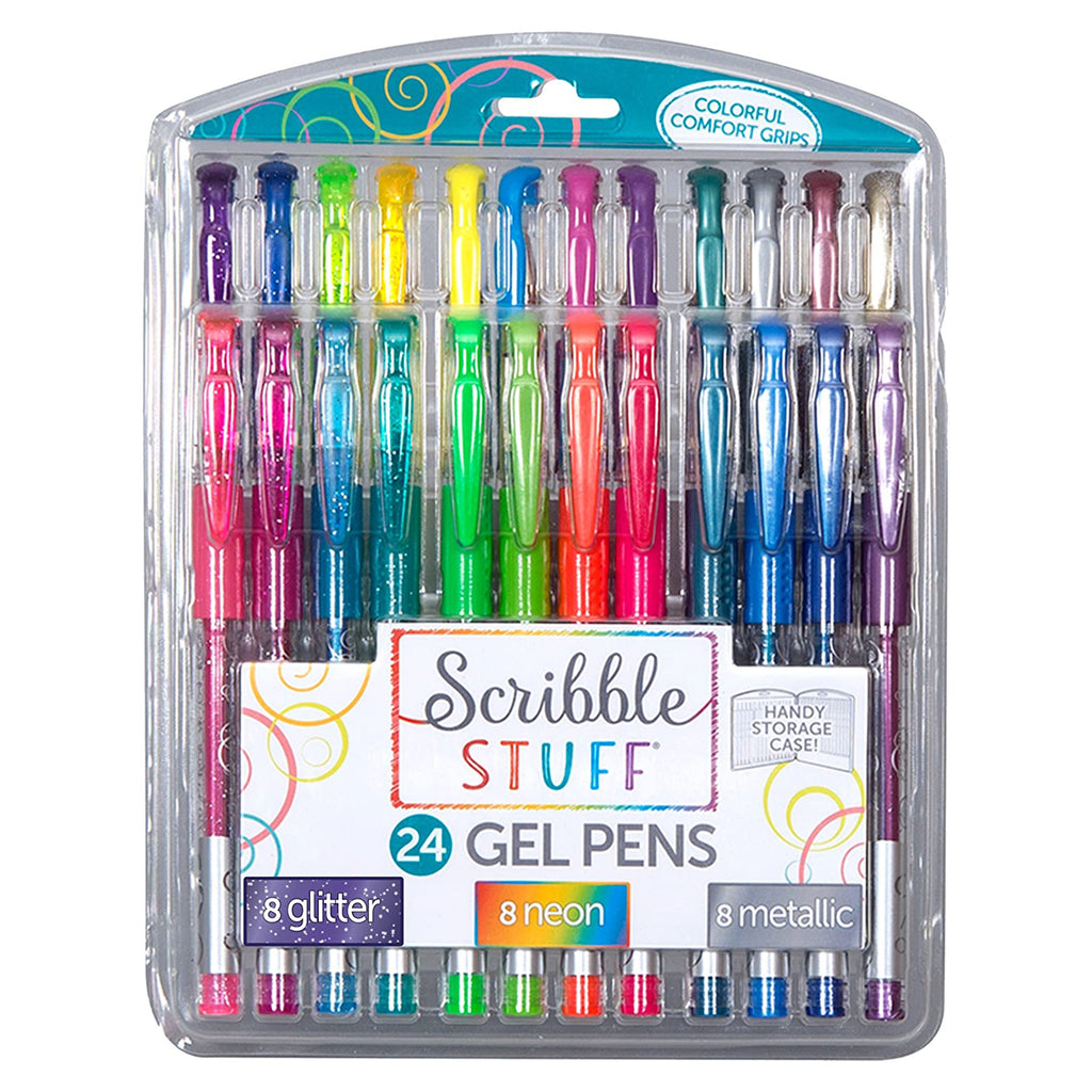 Mattel Scribble Stuff 24 Count Gel Pens