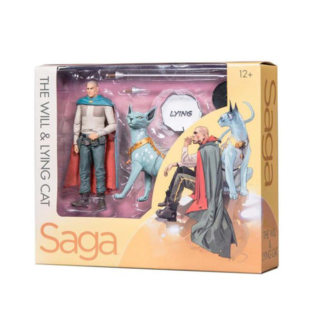 Mcfarlane Saga Skybound Exclusive Will And Lying Cat Figure Set - Radar Toys