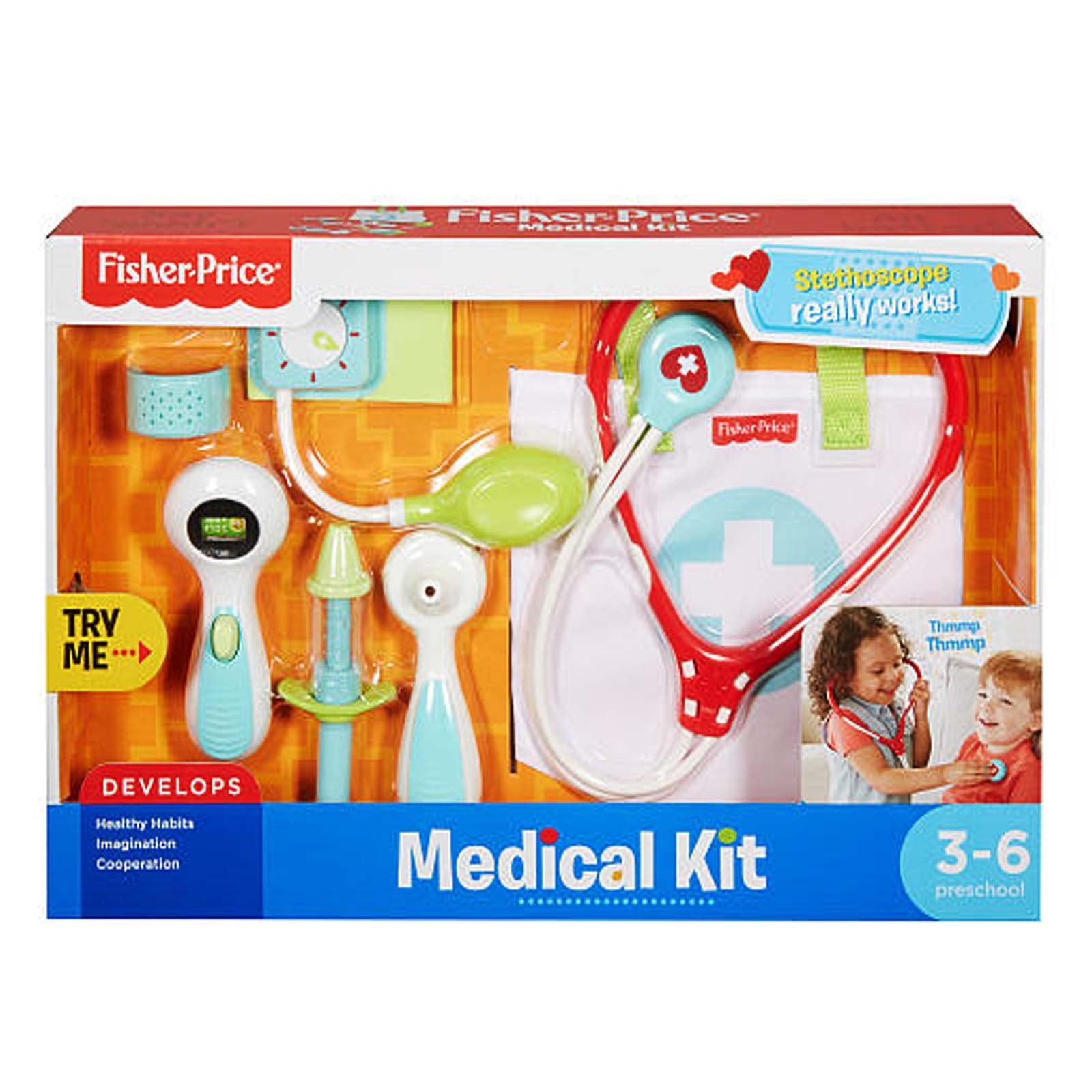 Medical Kit Dress Up Doctor Role Play Set Traditional Toys Radar Toys