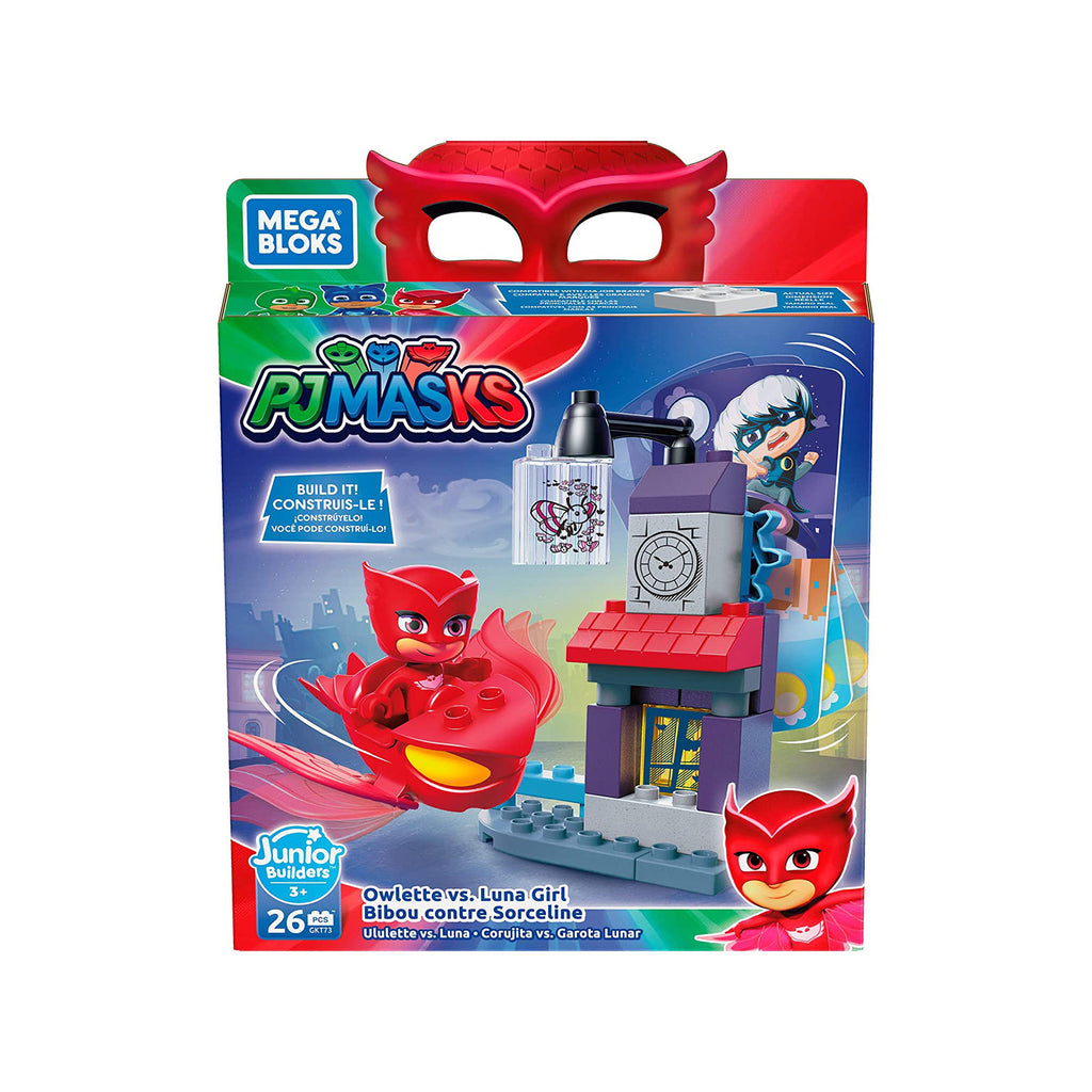 Mega Bloks Junior PJ Masks Owlette Vs Luna Girl Building Set