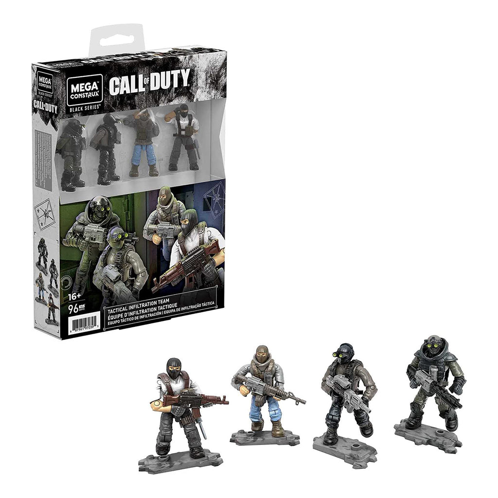 Mega Construx Call Of Duty Tactical Inflitration Team Building Set