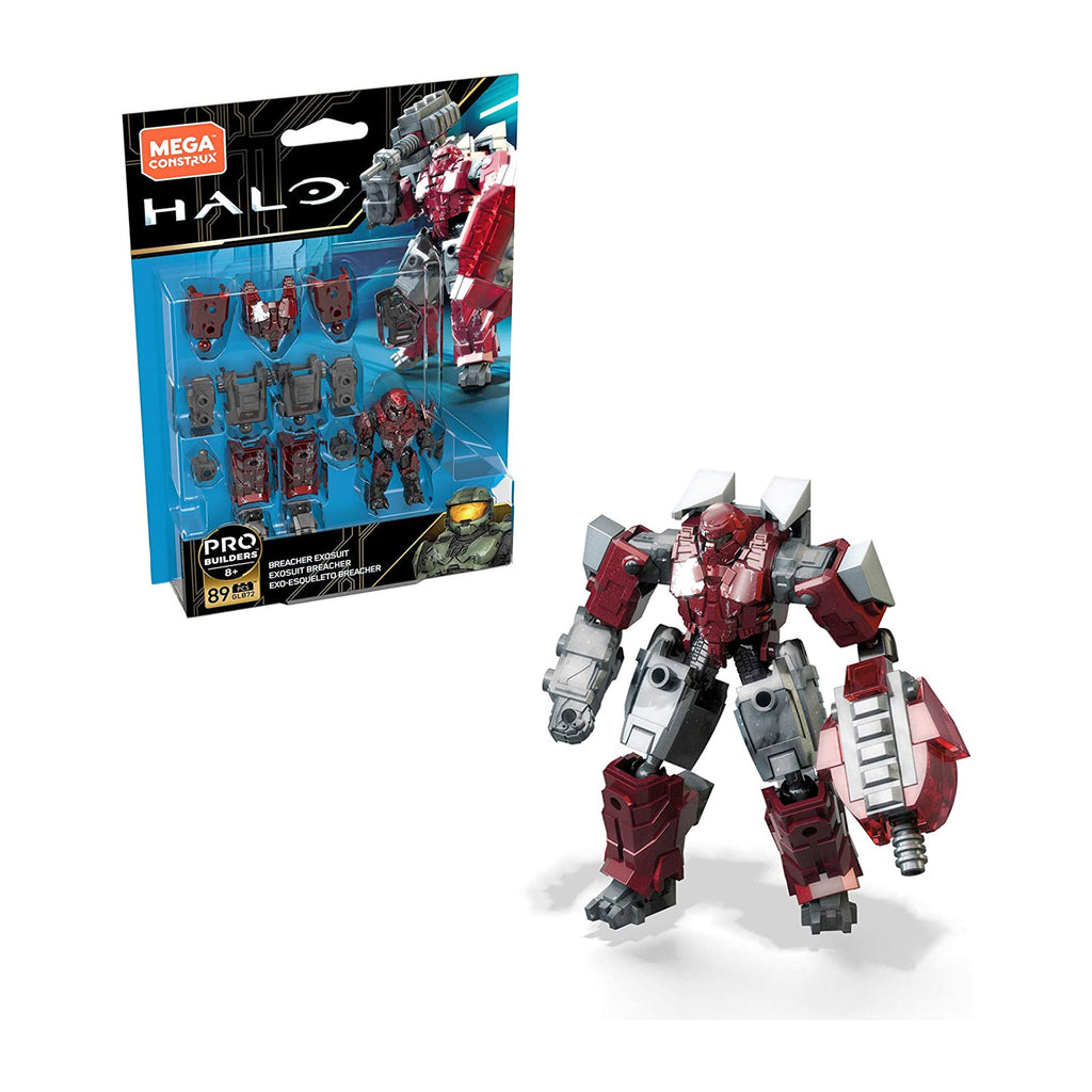 Mega Construx Halo Pro Builders Breacher Exosuit Figure Set