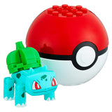 Mega Construx Pokemon Bulbasaur Poke Ball Building Set - Radar Toys
