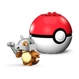 Mega Construx Pokemon Cubone Poke Ball Building Set - Radar Toys