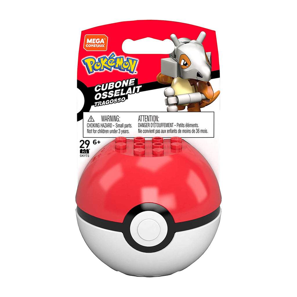 Mega Construx Pokemon Cubone Poke Ball Building Set