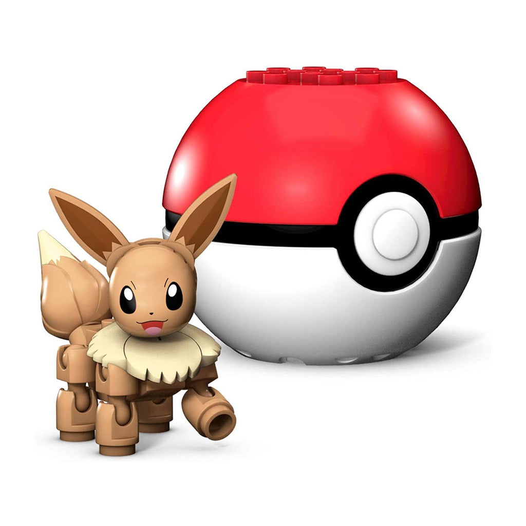 Mega Construx Pokemon Eevee Poke Ball Building Set