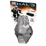Mega Bloks Halo Metallic Platinum Spartan Drop Pod Building Set - Radar Toys