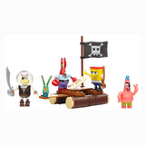 Mega Bloks Spongebob Squarepants Pirate Figure Pack Building Set - Radar Toys
