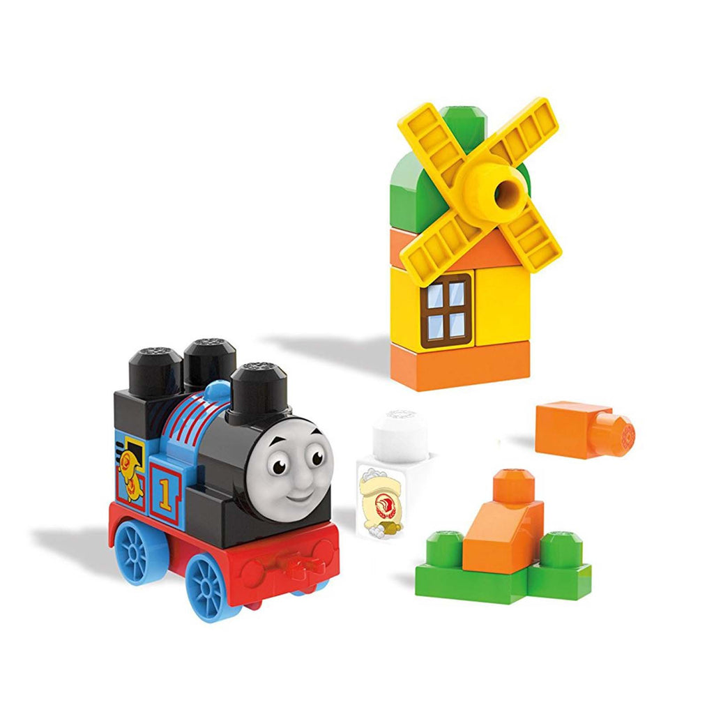 Mega Bloks Thomas And Friends Blue Thomas At The Mill Building Set