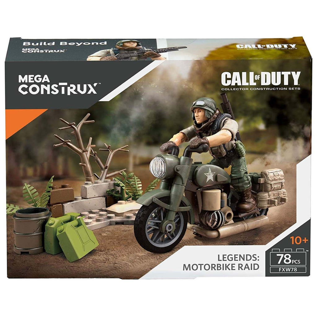 Mega Construx Call Of Duty Legends Motorbike Raid Building Set