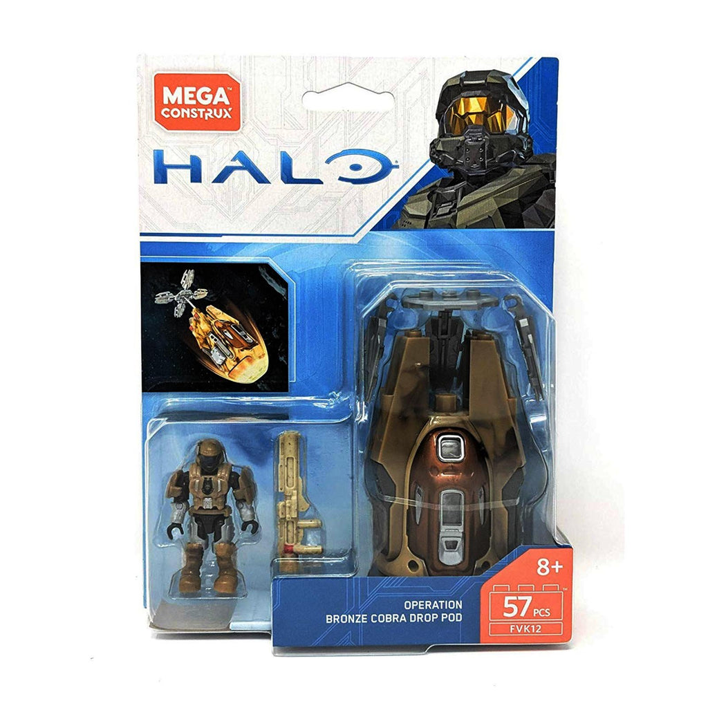 Mega Construx Halo Operation Bronze Cobra Drop Pod Building Set
