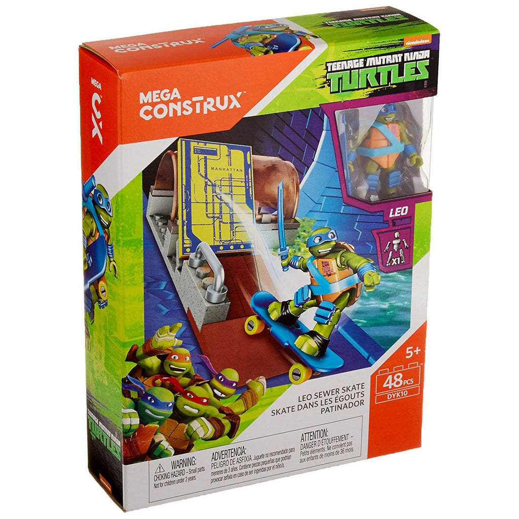 Mega Construx Leo Sewer Skate Building Set