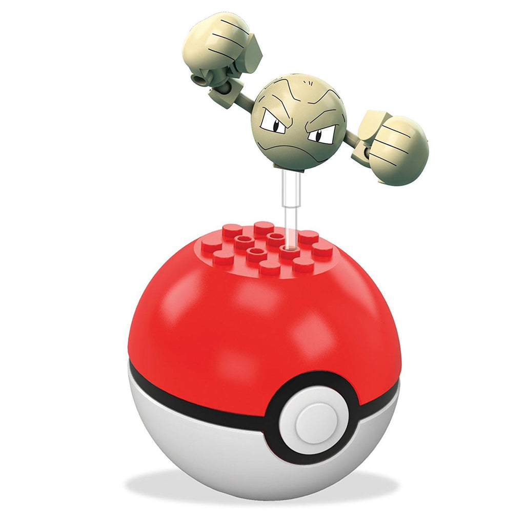Mega Construx Pokemon Geodude Pokeball Building Set
