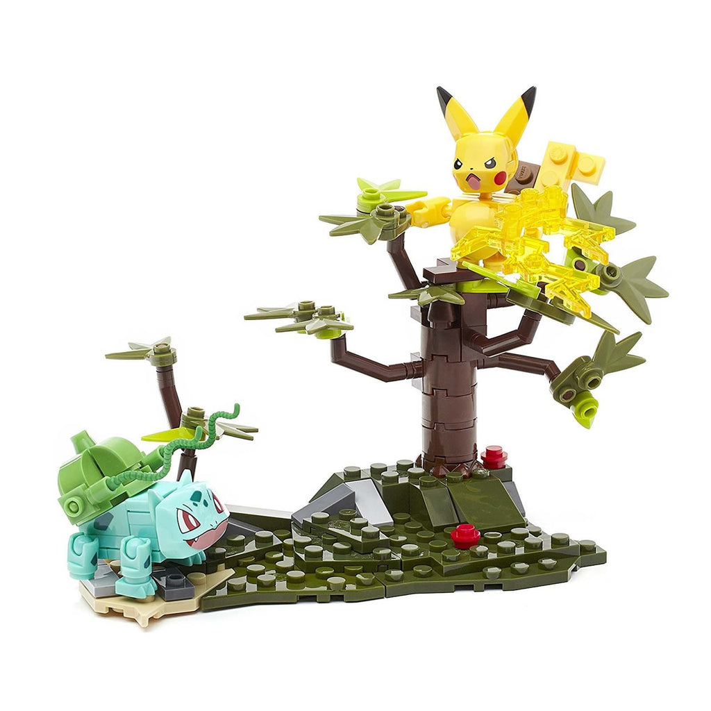 Mega Construx Pokemon Pikachu Vs Bulbasaur Building Set - Radar Toys