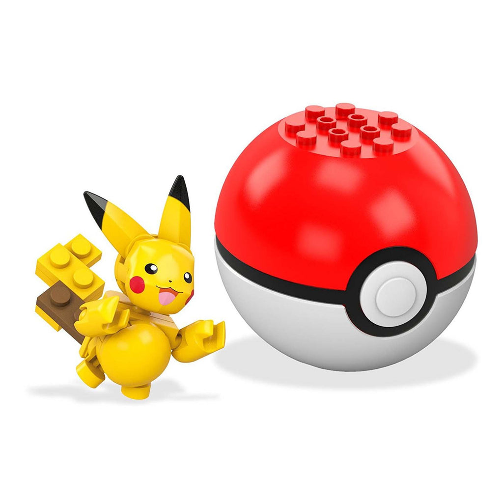 Mega Construx Pokemon Pokeball Pikachu Building Set | Radar Toys