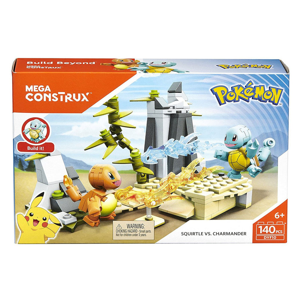 Mega Construx Pokemon Squritle Vs Charmander Building Set