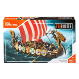 Mega Construx Pro Builder Viking Longship Raid Building Set - Radar Toys