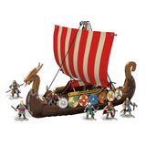 Mega Construx Pro Builder Viking Longship Raid Building Set - Radar Toys