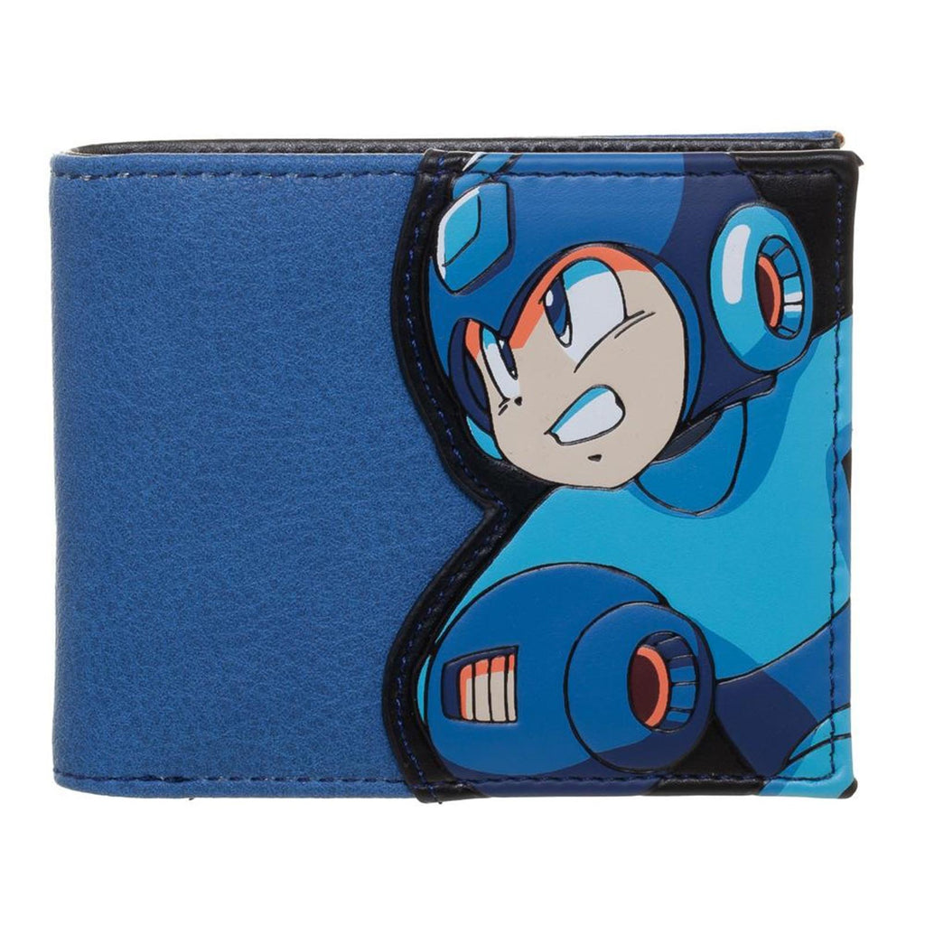 Mega Man Dash Blue Bi-Fold Wallet