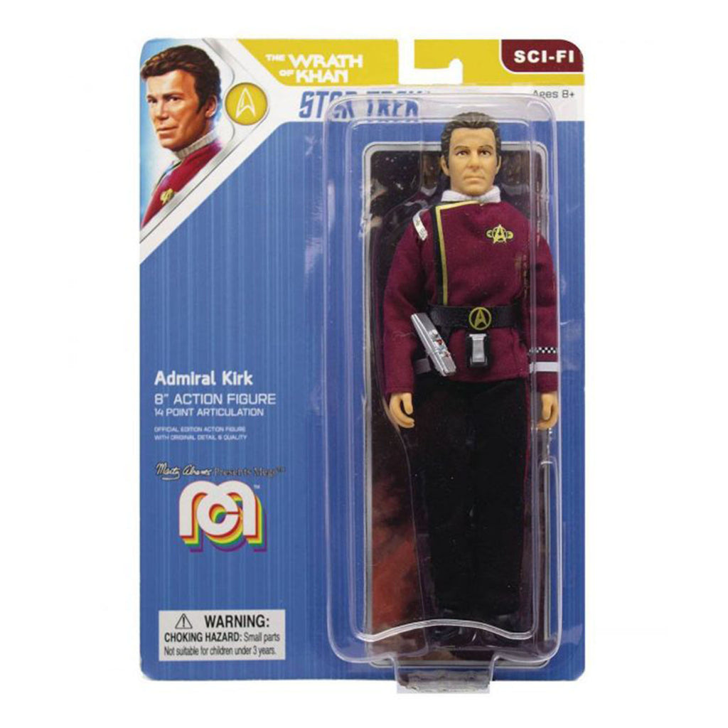 Mego Sci-Fi Star Trek Wrath Of Khan Admiral Kirk 8 Inch Action Figure