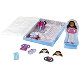 Melissa And Doug Fun Fashions Magnetic Dress Up Doll Set - Radar Toys