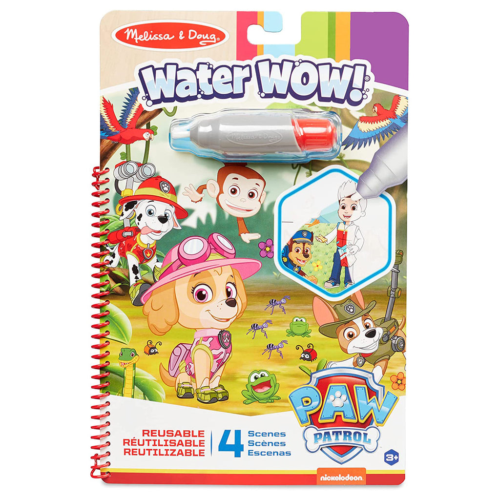 Melissa And Doug Paw Patrol Water Wow Skye Reusable Activity Set