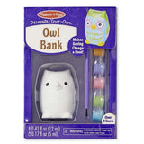 Melissa And Doug Decorate Your Own Owl Bank Set - Radar Toys
