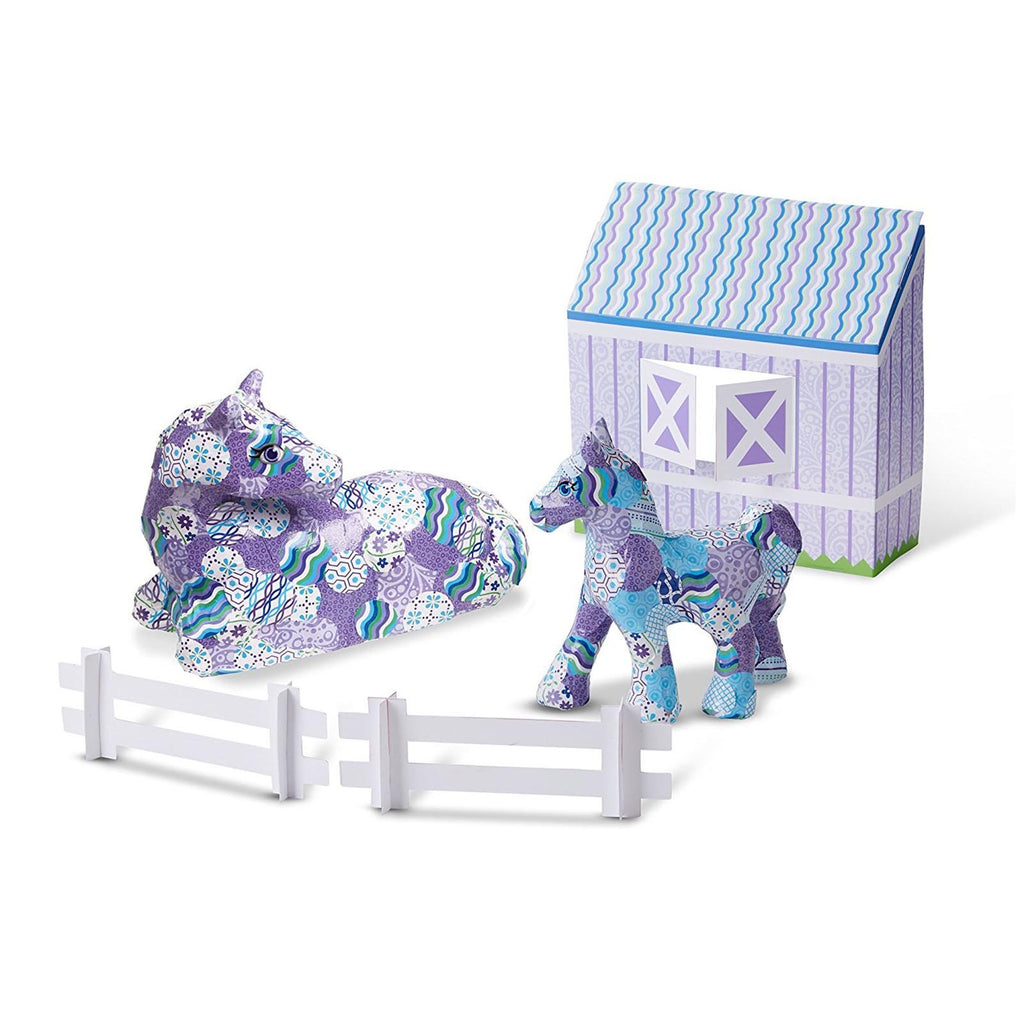 Melissa And Doug Decoupage Horse And Pony Deluxe Craft Set