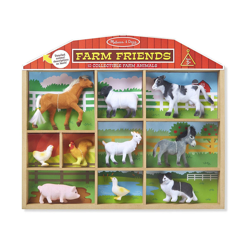 Melissa And Doug Farm Friends 10 Collectible Farm Animals Set