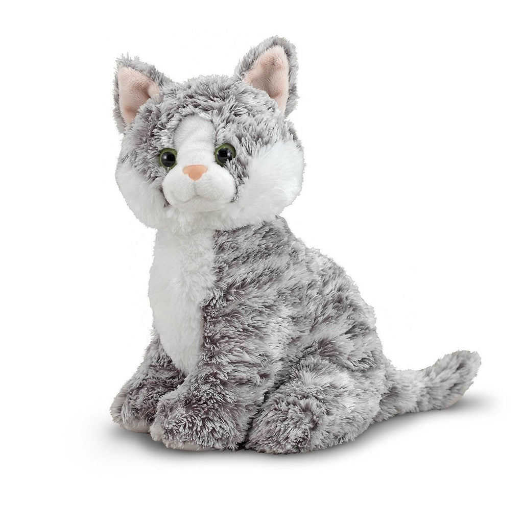 Melissa And Doug Greycie Tabby Cat 9 Inch Plush Figure
