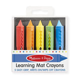 Melissa And Doug Learning Mat Crayons - Radar Toys