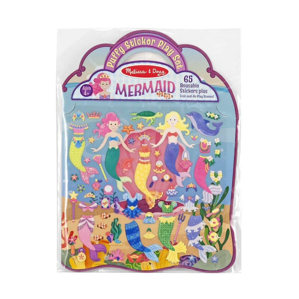 Melissa And Doug Mermaid Reusable Puffy Sticker Activity Book