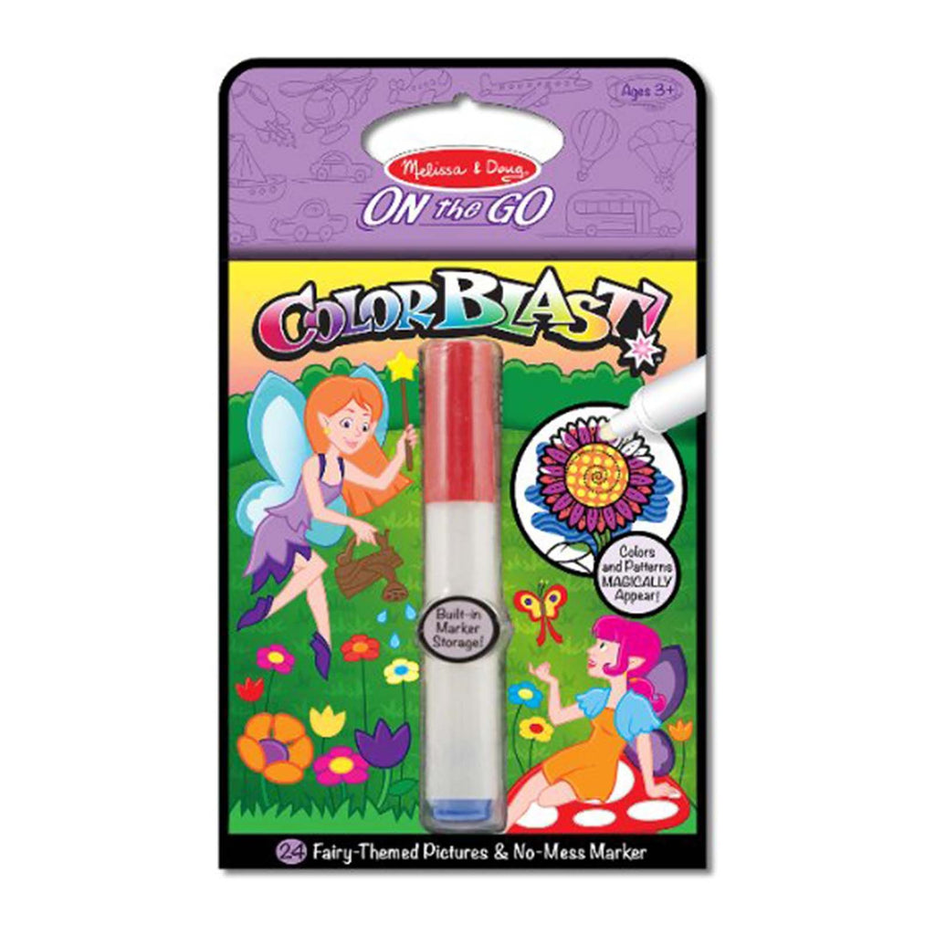 Melissa And Doug On The Go Fairies Color Blast With Marker Set