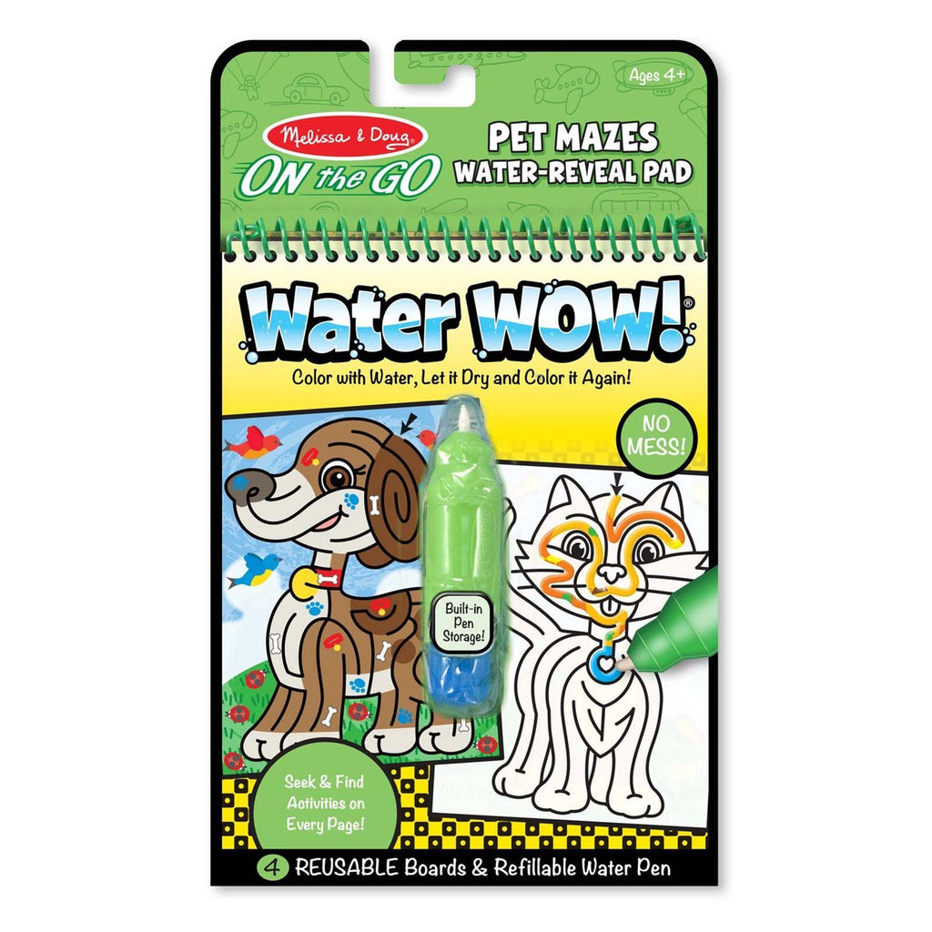 Melissa And Doug On The Go Water Wow Pet Mazes Reveal Pad