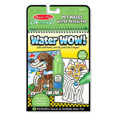 Melissa And Doug On The Go Water Wow Pet Mazes Reveal Pad - Radar Toys