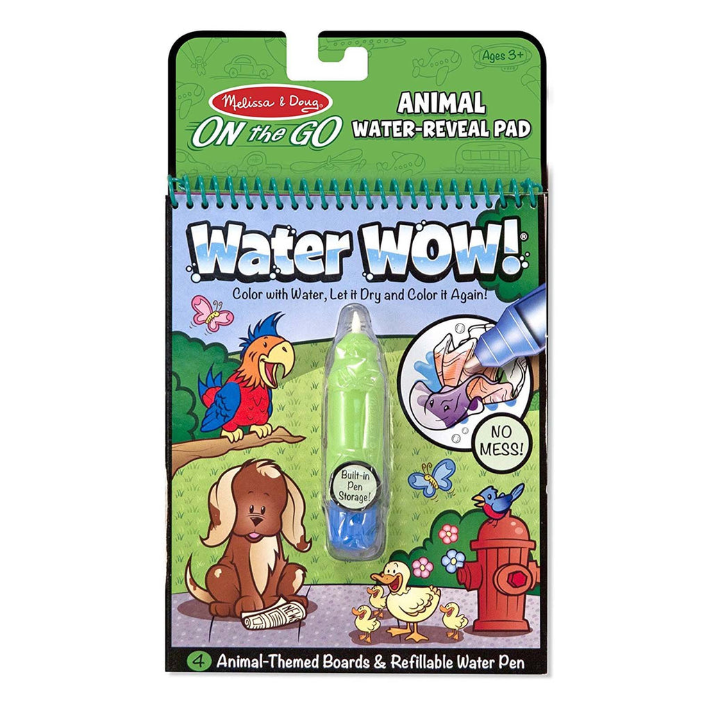 Melissa And Doug On The Go Water Wow Water Animals Reveal Pad