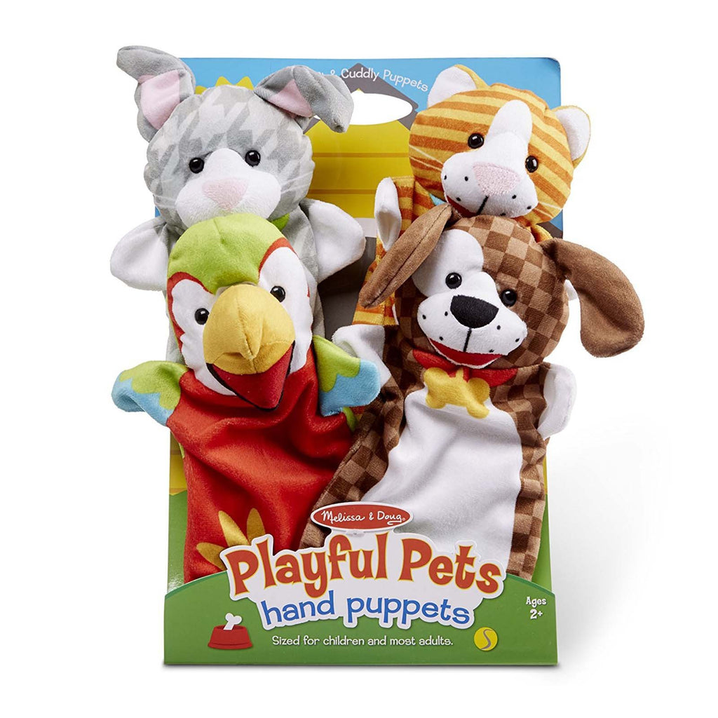 Melissa And Doug Playful Pets Hand Puppets - Radar Toys
