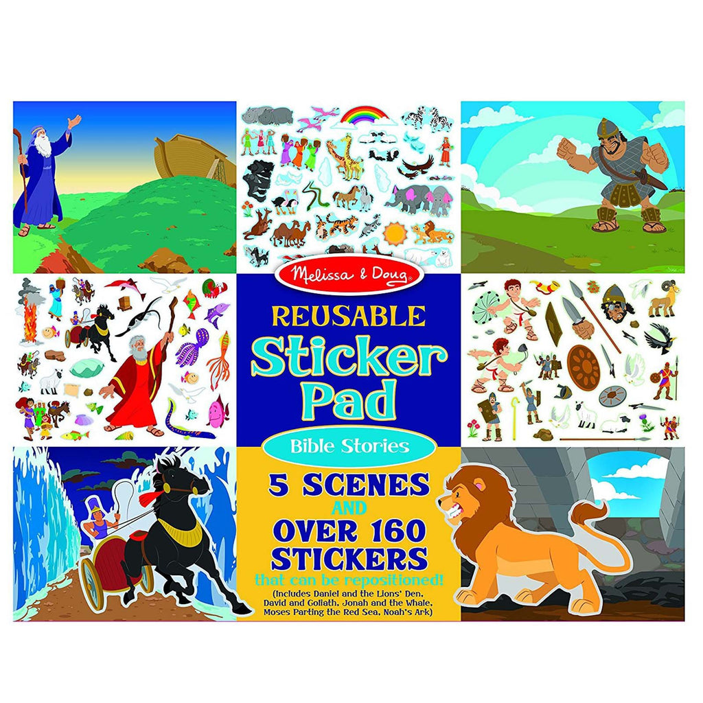 Melissa And Doug Reusable Bible Stories Sticker Pad