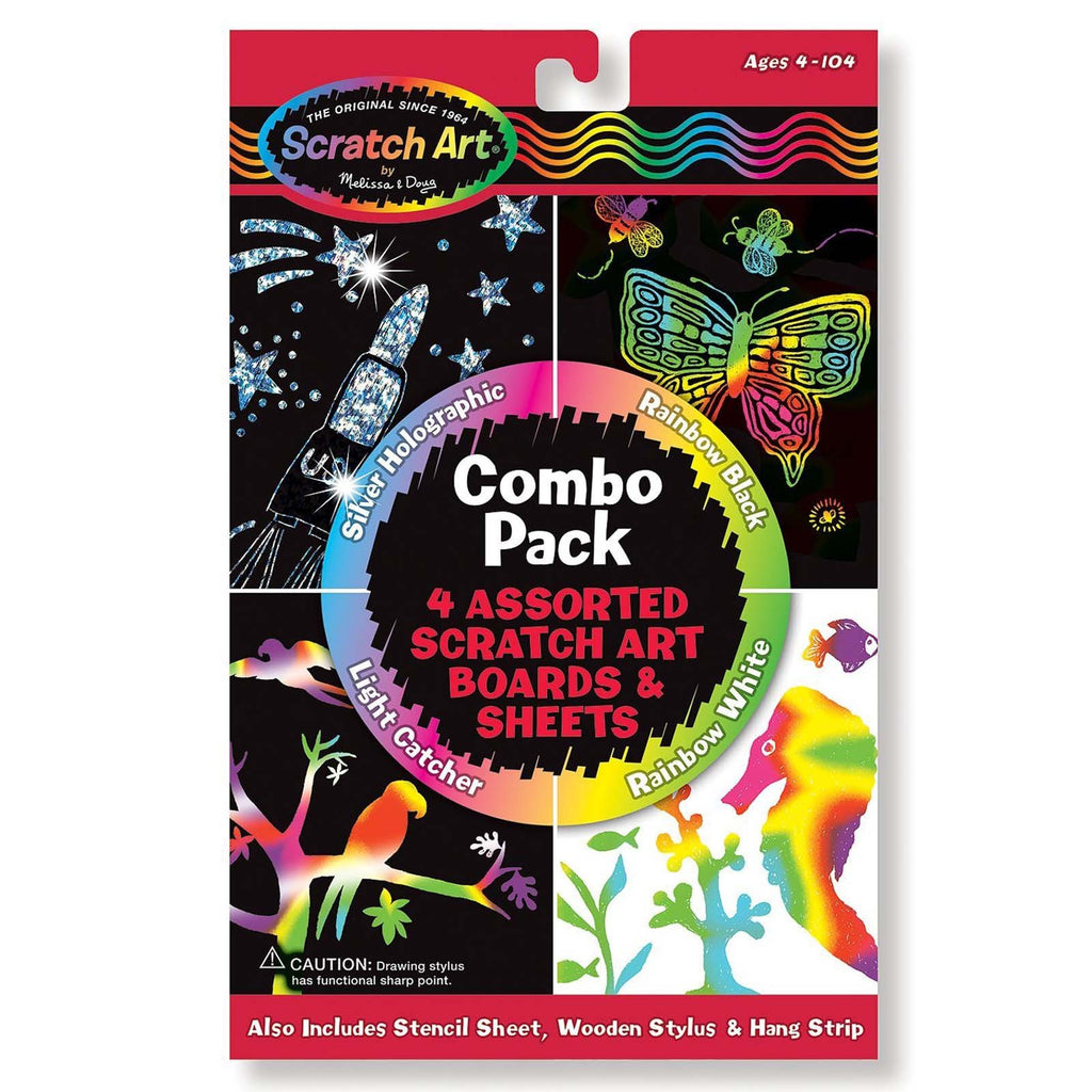 Melissa And Doug Scratch Art Combo Pack Set