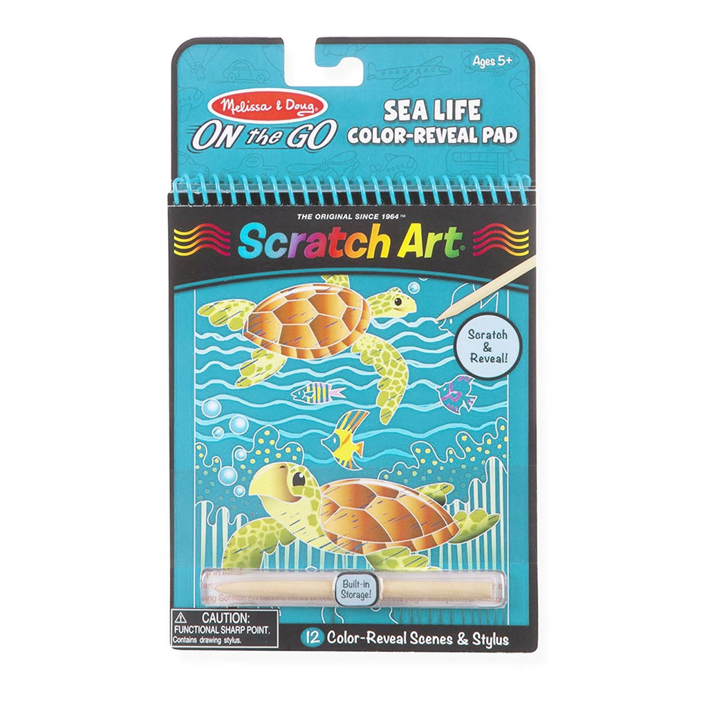 Melissa And Doug Scratch Art Sea Life Reveal Pad