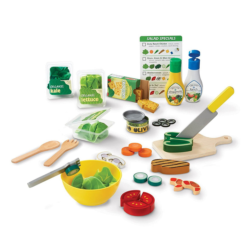 Melissa And Doug Slice And Toss Salad Play Set