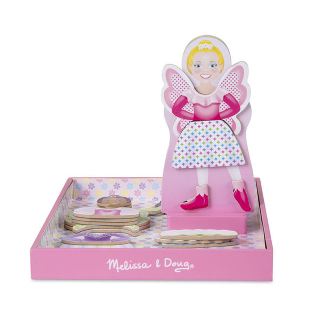 Melissa And Doug Tutus And Wings Magnetic Dress Up Doll Set