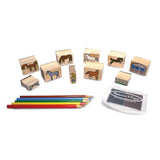 Melissa and Doug Wooden Horse Stamp Set - Radar Toys