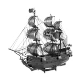 Metal Earth Black Pearl (Black Version) Model Kit - Radar Toys