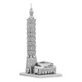 Metal Earth ICONX Taipei 101 Model Kit ICX007 - Radar Toys