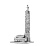 Metal Earth ICONX Taipei 101 Model Kit ICX007 - Radar Toys